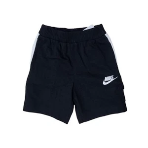 NIKE NSW LIL FRUITS JSY BABY SHORTS - BLACK/WHITE - Picture 1 of 2