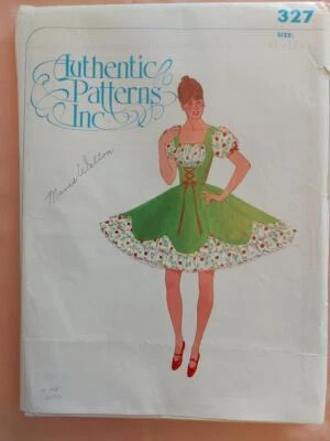 Authentic Patterns 327 Square Dance Dress Pattern Size 12-14-16 - Image 1 of 2