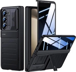 Samsung Z-Fold-5 Privacy 6" Hülle: Slim Hinge Stand Case mit Displayschutz - Bild 1 von 7