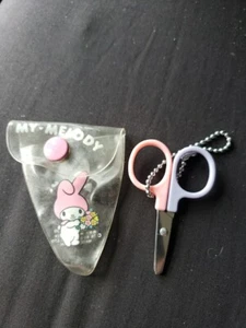 New Vintage Rare Sanrio Mini Scissors in Clear Case My Melody 1976 1985 Japan - Picture 1 of 4