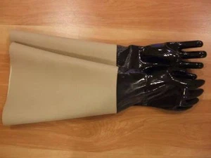 5X24 SANDBLAST CABINET SAND BLAST BLASTER GLOVES - Picture 1 of 2