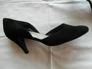 STARLET/Italy elegante Pumps schwarz Wildleder Abs.- Höhe 8 cm Gr.40 Neuwertig  - Bild 1 von 2