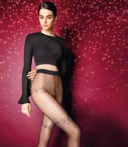 Giulia Obsession 20 Den Muster - Strumpfhose Model Nr 1 Größe S Farbe Schwarz - Bild 1 von 1