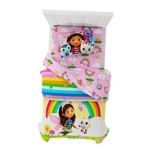 DreamWorks Gabby's 4 Piece Twin Size Gabby's Dollhouse - Fun Festival Vibes - Picture 1 of 7