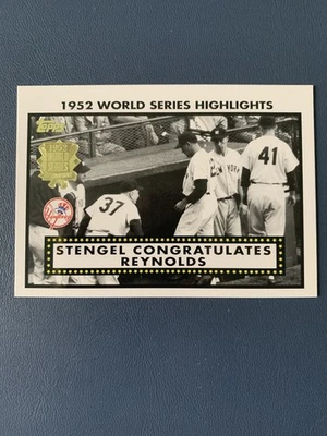 Tarjeta de béisbol 2002 Topps 52 WS Highlights 52WS-6 (nm/mt) Foto 1 de 2