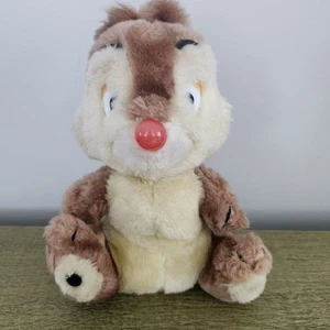 Vtg 80s Walt Disney Dale 9" Plush Walnut Crushed Fill Made in Korea - Picture 1 of 6