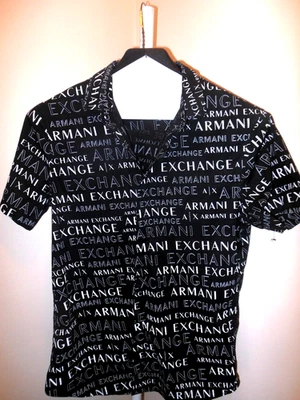 CAMISA HOMBRE ARMANI EXCHANGE NEGRA MEDIANA SLIM FIT Foto 1 de 4