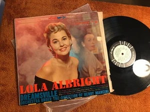 DREAMSVILLE LOLA ALBRIGHT 1959 lp STEREO CS 8133 6 EYE PROMO henry mancini rare! - Picture 1 of 2