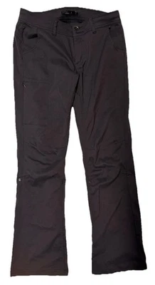 PrAna Pants Womens 8 Hiking Climbing Convertible Straight Leg Dark Gray - Image 1 of 4