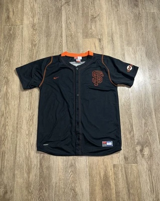 Camiseta deportiva Y2K Nike SF San Francisco Giants Tim Lincecum negra #55 para hombre XL Foto 1 de 4