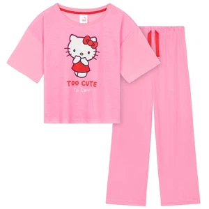 Hello Kitty Mädchen Schlafanzug Set weich bequem Loungewear - Bild 1 von 6