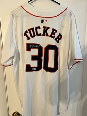 Kyle Tucker Signed authentic Houston Astros Jersey Beckett Nike - Image 1 of 3