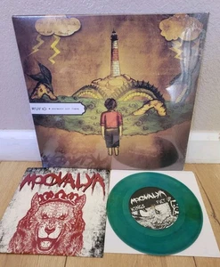 Rufio "Anybody Out There" Ghostly White Splatter LP & Moovalya 7-inch Together! - Picture 1 of 7