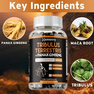 Tribulus Terrestris - Boost Energy, Improve Stamina - Testosterone Booster - Picture 1 of 11