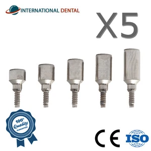 Lote de 5 Tapa Curativa Delgada 3.0mm, Cabezal Adaptador Accesorio Dental Int Hex - Imagen 1 de 3
