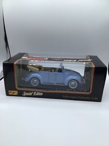Maisto 1951 Volkswagen Cabriolet 1/18 Scale Special Edition VW Bug Beetle Sealed