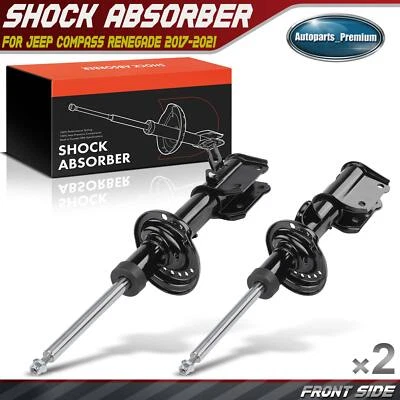 2Pcs Front Left & Right Side Shock Strut for Jeep Compass 2017-2021 Cherokee - Image 1 of 4