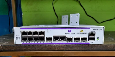 Alcatel-Lucent OS6250-8M 8 Port 10/100 Layer 2 Managed Ethernet Network Switch - Image 1 of 4