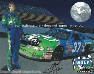 MARK GREEN AUTOGRAPHED SIGNED 1998 TIMBER WOLF RACING NASCAR PHOTO POSTCARD - Picture 1 of 2