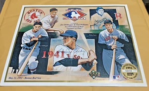 Johnny Pesky & Bobby Doerr Boston Red Sox Autographed Signed 8x10 Photo Creased - Picture 1 of 6