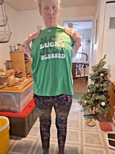 Neu aber ohne Etikett/Not Lucky But Blessed T-Shirt/Excellention/Medium 8-10 - Bild 1 von 2