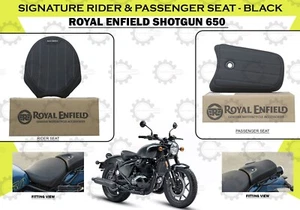 Royal Enfield "Shotgun 650 Black Signature Rider & Passenger Seat" - Bild 1 von 16