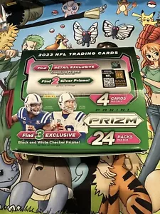 2023 Panini Prizm NFL Football Retail Factory Sealed 4 Card Booster Pack - Picture 1 of 4