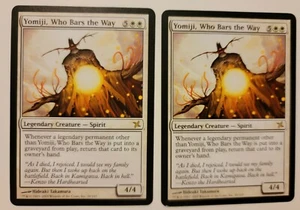 Mtg 2x Yomiji Who Bars The Way BOK Betrayers Kamigawa NM/M Legendary Creature... - Picture 1 of 2