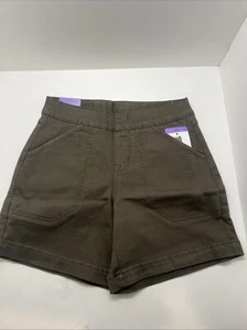 Nautica Shorts Women's XS Olive Green Stretch Outdoors Casual Chino 5” Inseam - Picture 1 of 9