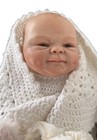 Realistic OOAK Reborn Artist Newborn Baby Doll, 17 Inch, New Condition