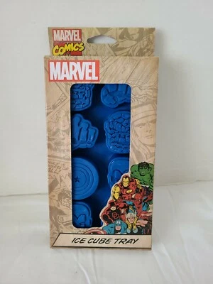 Marvel Comics Heroes Ice Cube Tray Mold Iron Man Hulk Captain America - Image 1 of 4