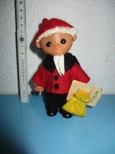 kleine DDR Sandmann Puppe 60iger mit Hersteller Etikett - Bild 1 von 4