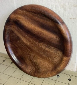 Handmade Hawaiian Wood Monkey Pod Dish~Local Artist~Gallery Quality (#58) - Picture 1 of 5