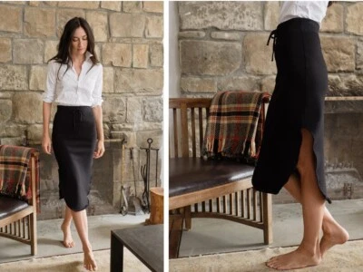 Falda Triple Polar Inolvidable Frank & Eileen Donegal en Negro; S Foto 1 de 4