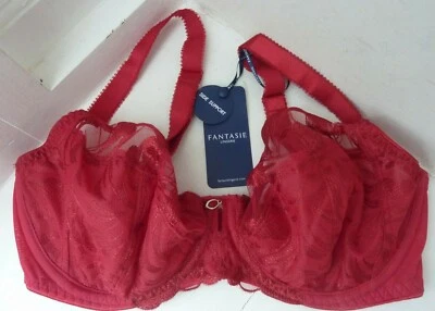FANTASIE Red Bra - New - Cost £40 at John Lewis - Size 30F - Image 1 of 4
