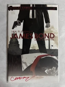 James Bond: Agent of SPECTRE #1 firmado por Christos Gage con certificado de autenticidad Atlas Comics casi nuevo - Imagen 1 de 3