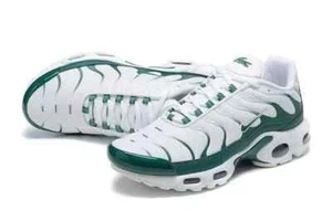 New Nike Air Max Plus TN White Green Cushioned Sports Men's Shoes - Picture 1 of 6