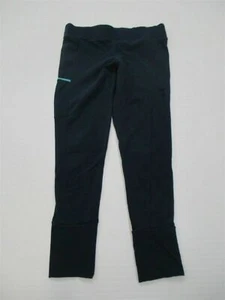 COLUMBIA Youth Girl's Size S Stow Pocket Knit Navy Blue Cotton Trail Leggings - Picture 1 of 7
