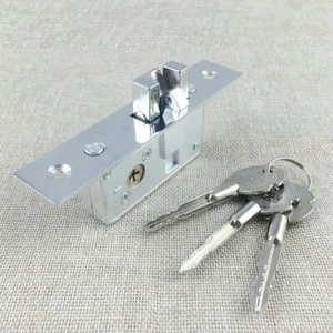 NSEE K87 Mechanisches Kreuz Schlüssel Schlag Riegel Türschloss Aluminiumlegierung Glas Holz - Bild 1 von 6