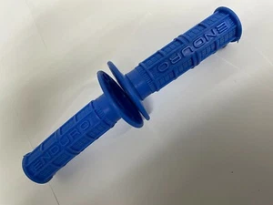 VINTAGE STYLE LIGHT BLUE ENDURO GRIPS KAWASAKI KX KDX KLX KD KE KM 7/8" NEW - Picture 1 of 4
