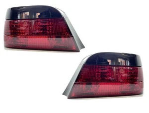 Back Rear Tail Lights Pair Set Brilliant Red smoked For BMW 7 Series E38 94-98 - Picture 1 of 4