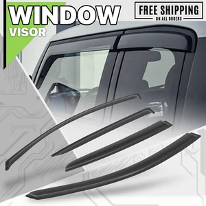 Tape-On Window Visor Shade Vent Wind Rain Deflector Guard fit 12-16 Nissan Versa - Picture 1 of 6