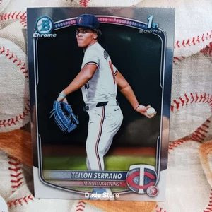 Bowman Chrome Prospects 2025 - Teilon Serrano #BCP-188 - Minnesota Twins - Imagen 1 de 2
