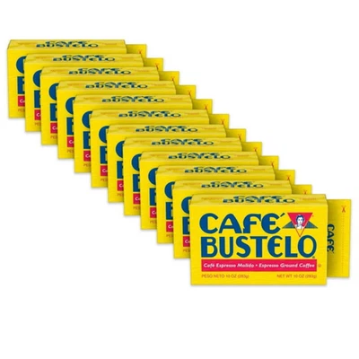 CAFÉ BUSTELO Cafe Bustelo Espresso-Style Dark Roast Coffee, 12-Pack 10 oz