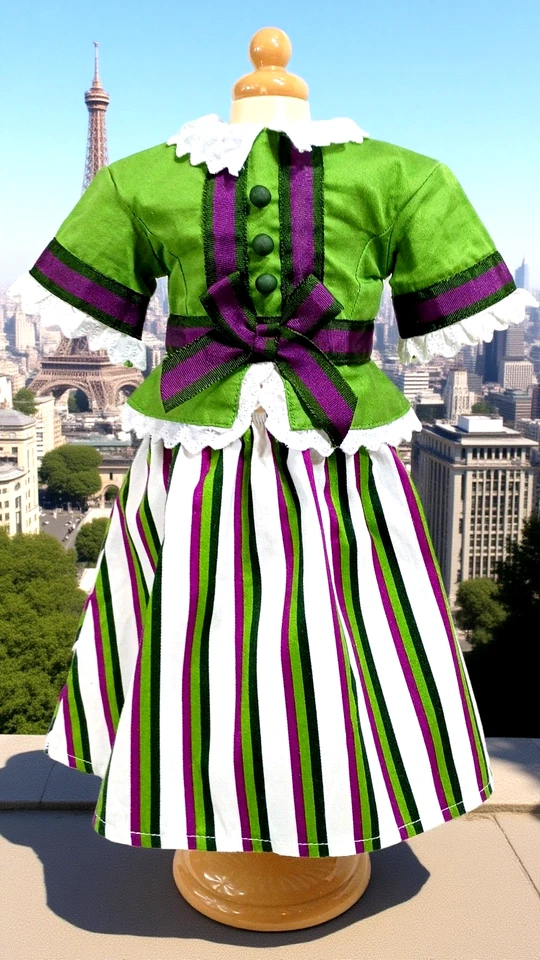 Conjunto Falda Top Fiesta Marie Grace American Girl Detallado Colorido Caja Abierta Nuevo Foto 1 de 4