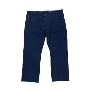 AG Men's Jeans Size 40x27 (Tag 40x32) Everett Sueded Slim Straight Leg Blue - Picture 1 of 14