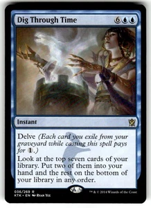 Dig Through Time Khans of Tarkir Regular MTG - Picture 1 of 2