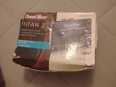 Channel Master CM-7777 Titan 2 Preamplifier Version Mast Mounted Antenna - Image 1 of 3