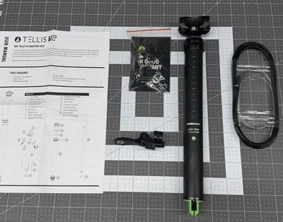 SDG Tellis V2 Dropper Post 31.6 170MM Drop Enrutamiento interno con palanca Foto 1 de 4