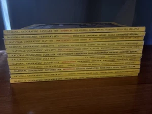 VINTAGE National Geographic Magazin 1979 komplette Sammlung 12 Ausgaben - Bild 1 von 9